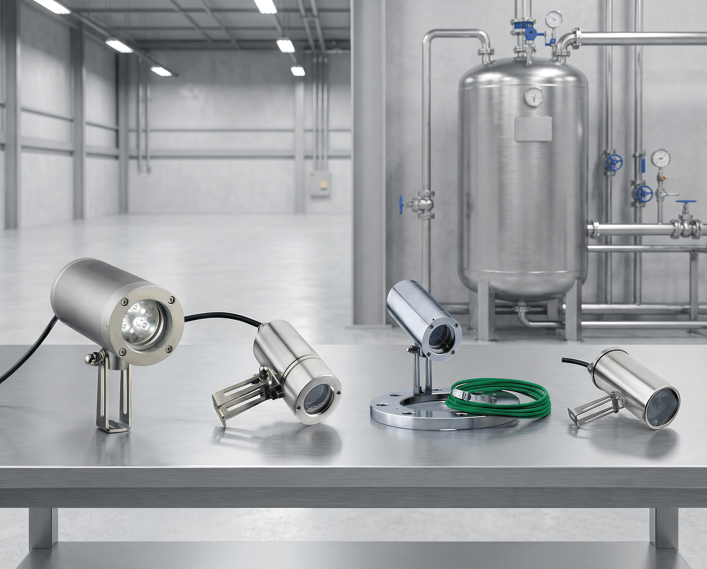 ATEX-zertifizierte explosionsgeschützte 4K Prozessbehälterkamera mit Edelstahlgehäuse für Überwachung explosionsgefährdeter Bereiche