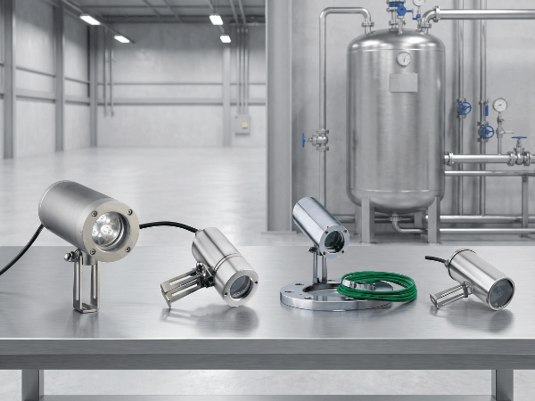 Cámara antiexplosiva ATEX 4K para monitoreo remoto de recipientes industriales de proceso