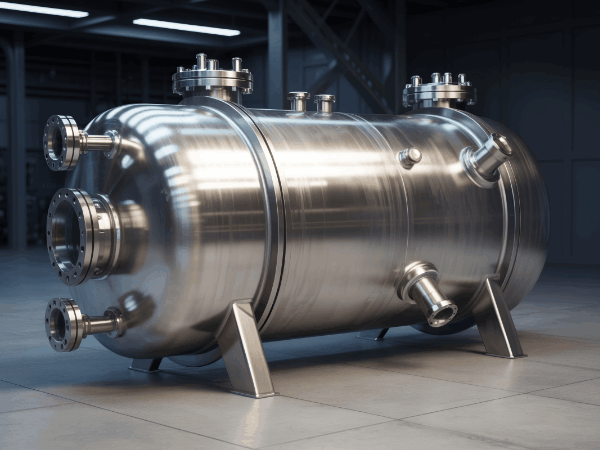 Récipient sous pression industriel en acier inoxydable certifié PED 2014/68/EU pour les marchés européens